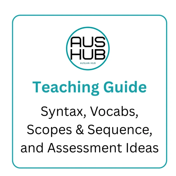 Teaching Guide: Syntax, vocabulary, sequences, assessment