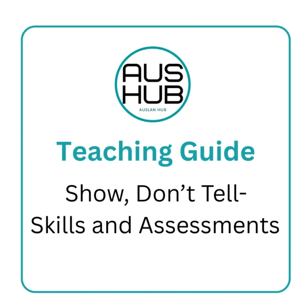 Teaching Guide: Show don't tell