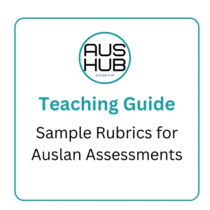 Teaching Guide: Sample rubric criterions